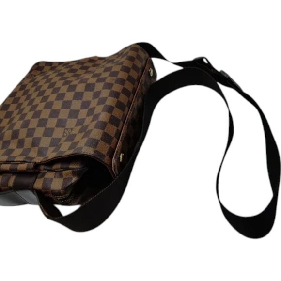 398453BR (S6) Louis Vuitton Crossbody Bag Naviglio Brown Damier - Picture 2 of 9